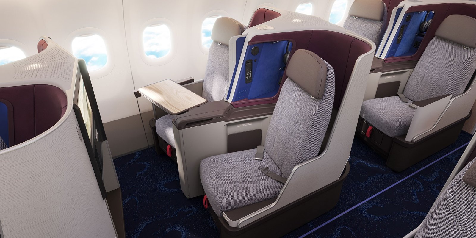 チャイナエアライン A321neo プレミアムビジネスクラス（1）