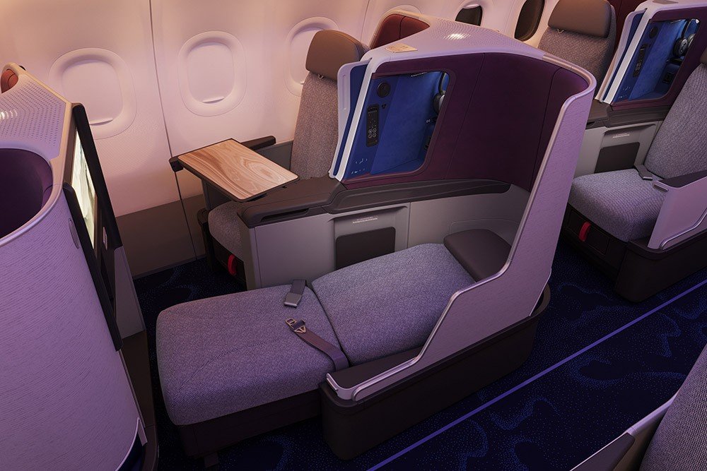 チャイナエアライン A321neo プレミアムビジネスクラス（3）