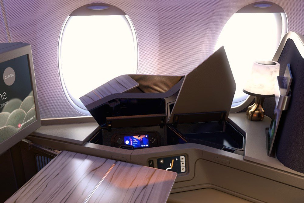 チャイナエアライン A350-900 プレミアムビジネスクラス(5)