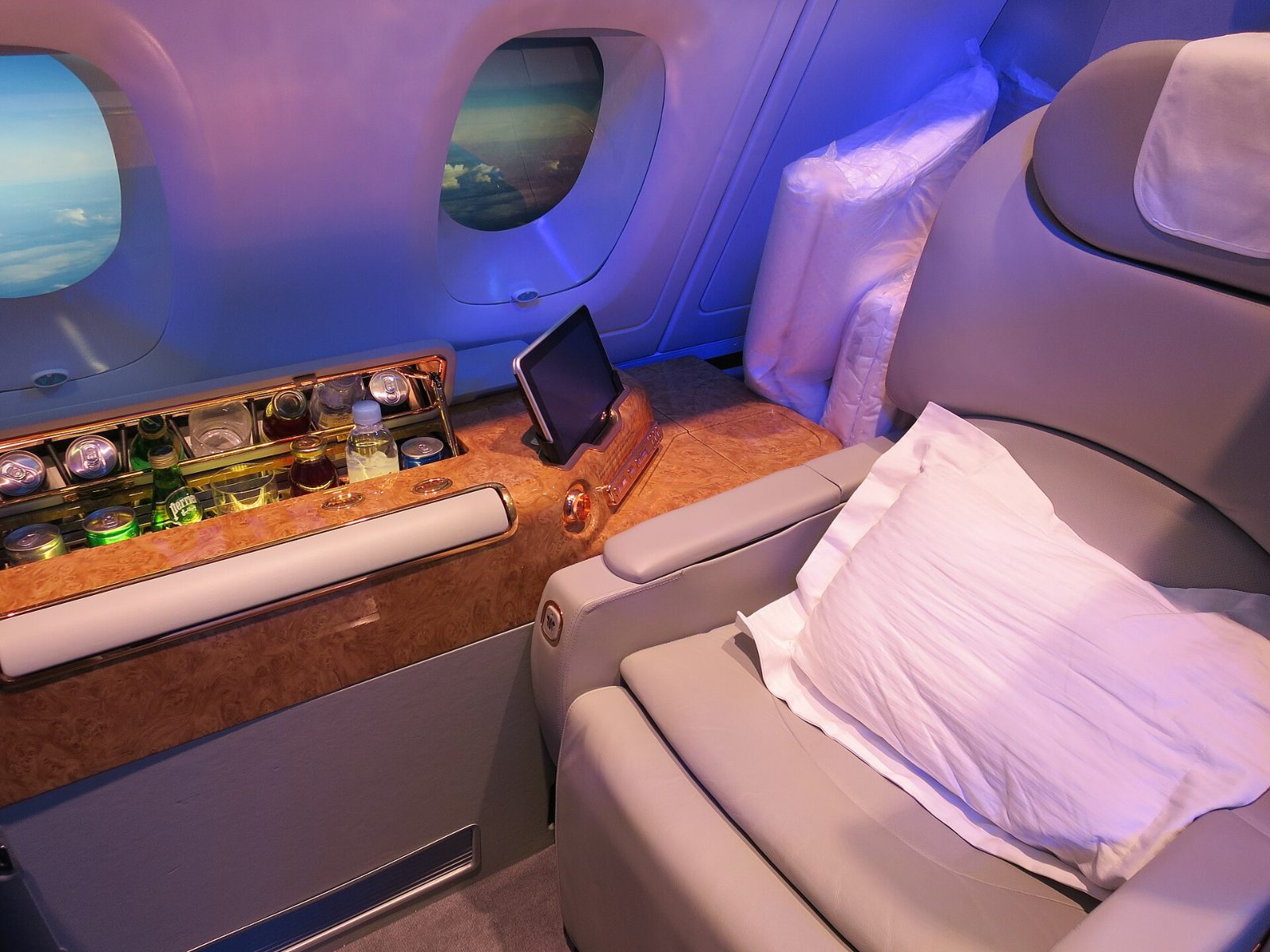 エミレーツ航空 A380 ファーストクラス(2)