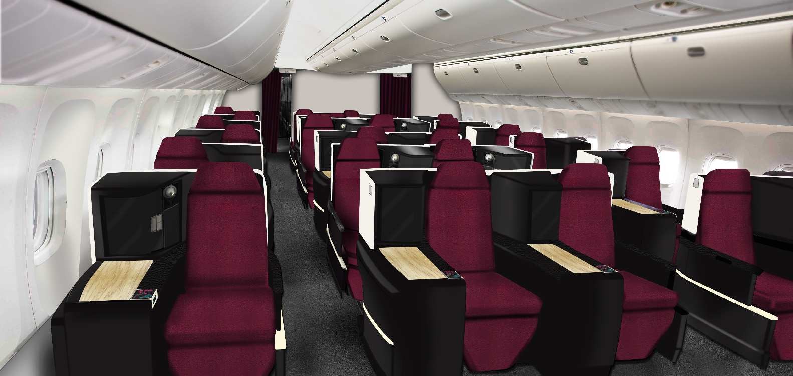 JAL 767-300ER JAL SKY SUITE Ⅱの客室