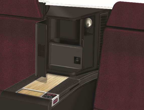 JAL 767-300ER JAL SKY SUITE Ⅱの収納